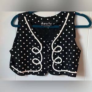 All that jazz crop top size medium